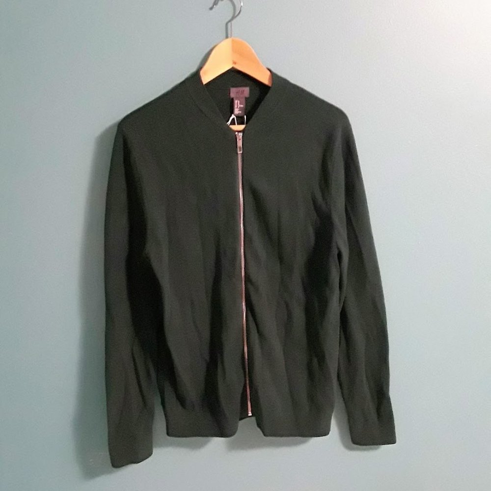 H&M Green Cardigan